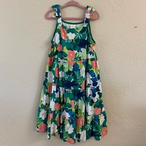 Gymboree Tiered Floral Cotton Summer Dress